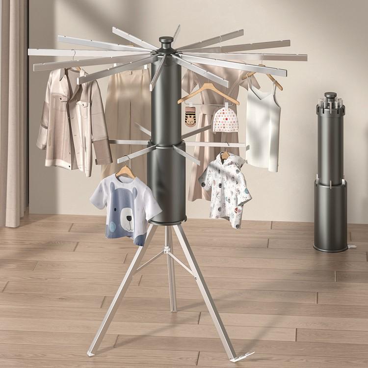 Foldable Octopus Clothes Drying Rack for Balcony and Bedroom