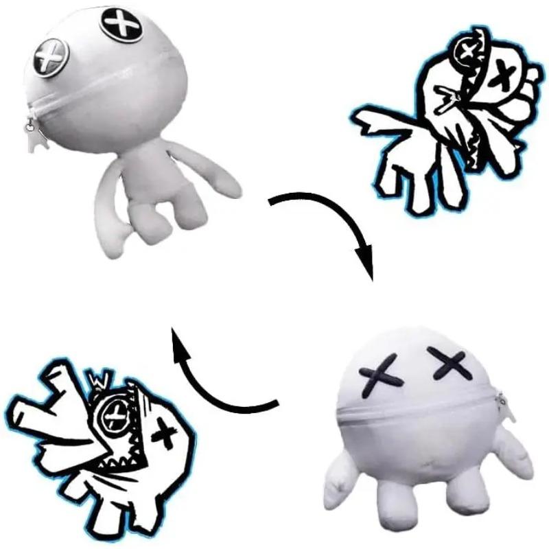 Falschherum Outimals Plüsch Spielzeug Set, Falschherum Outimals Plüschtiere, Horror Spiel Puppe Monster Horror Plüsch für Kinder und Fans