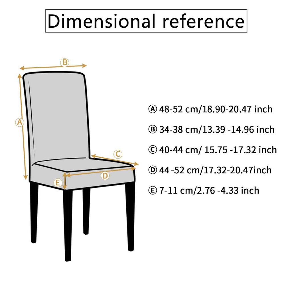 1PC Willow Jacquard Chair Cover Color Blocking Chair Seat Slipcover Spandex Chair Protector Kitchen Dining Room Home Decor