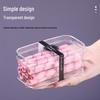 BJ 300ml Transparent Plastic Food Storage Jars (6-Pack)