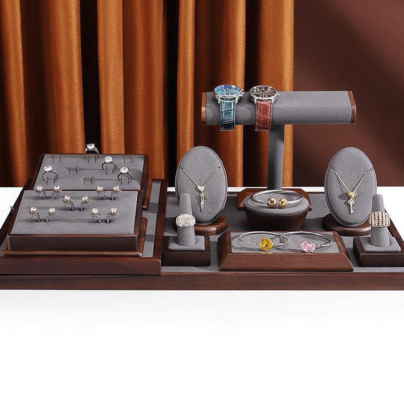 Jewelry Display Stand for Rings, Necklaces, Earrings - Storage Rack and Photography Prop