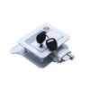 RV Door Lock Zinc Alloy Entry Door Latch Lock Replacement Kit with 2 Keys for Travel Trailer
