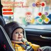 Popular Baby Cartoon Suction Cup Rotating Toy: Soothing Push Car Gyroscope for Dining Table or Chair