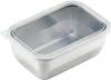Yoshikawa YJ2344 Small Stainless Steel Storage Made In for Side and Freezers Container, Japan, Square, Snacks, Dishes,