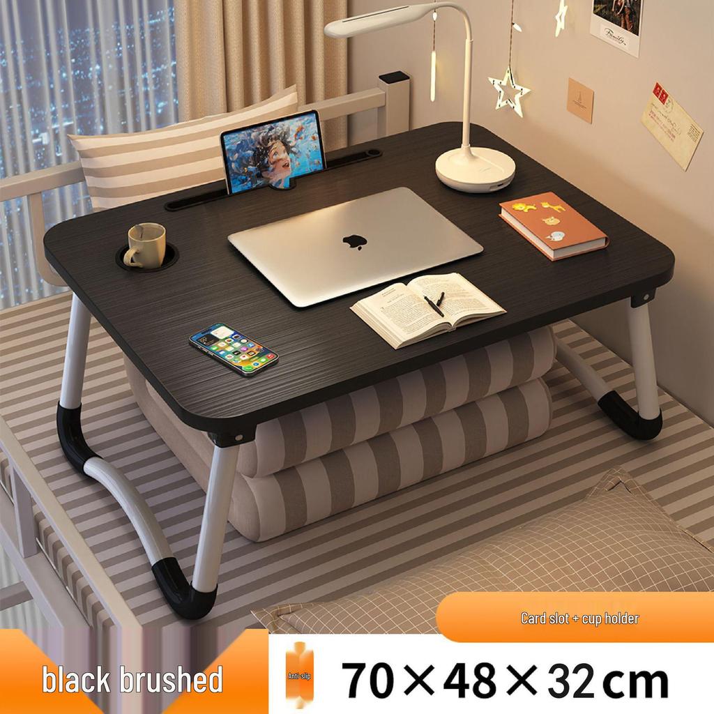 Foldable Bedside Computer Desk for Home, Bedroom, Bay Window, Dorm, or Study