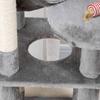 Cat Tree Cat Scratching Post Cat Play Tower Cat Climbing Tree Scratching Post Hammock Gray L40 x W40 x H132 cm