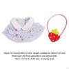2 Pieces Dolls Dress and Bag Handmade Clothing Miniature Clothes Outfits for 8inch