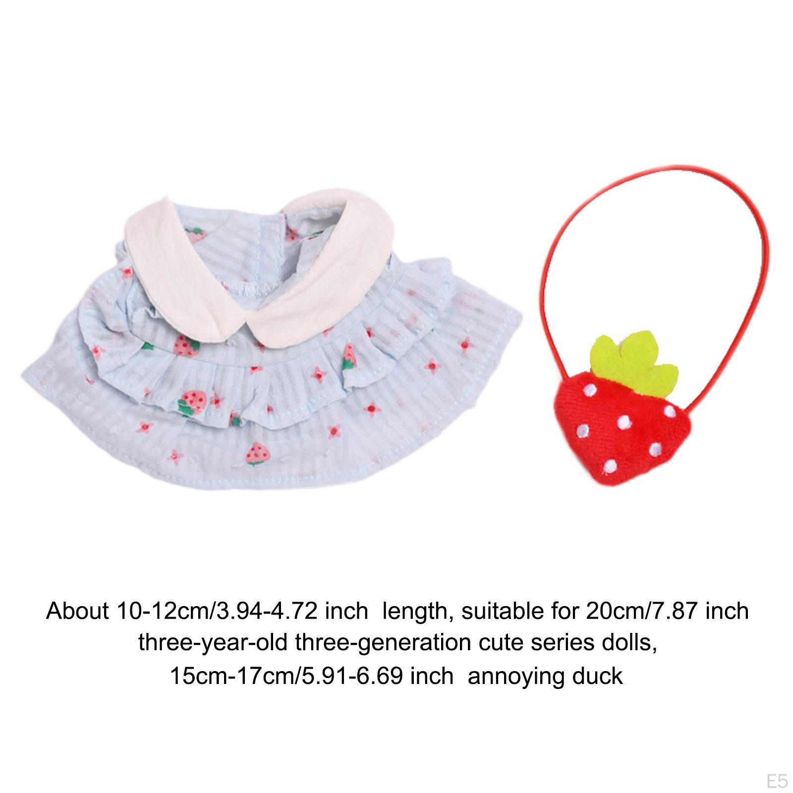 2 предмета кукольное платье и сумка одежда ручной работы миниатюрная одежда наряды для 8 — фото 8