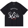 230 g/m² 100% Baumwolle Heavy Metal T-Shirt Rockband Beliebte Musik Druck Unisex Schweres Baumwoll-T-Shirt