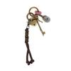 Vintage Heart Key Pendant Handcraft Designs Sturdy Alloy Materials Portable for Fashion Enthusiasts and Retro Lovers