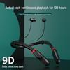 Grenzüberschreitende kabellose Bluetooth 5.0 Sport-Kopfhörer: Doppelter Nackenbügel, In-Ear-Design mit starkem Bass zum Laufen