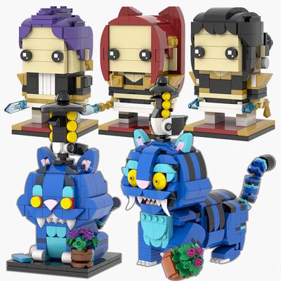 MOOXI Cacciatori di Demoni K-Pop Set Testardo MOC Mattoncini Rumi Mira Zoey Lion Crow Figure Modello Mattoncini da Costruzione per Adulti Giocattoli per Bambini Regalo
