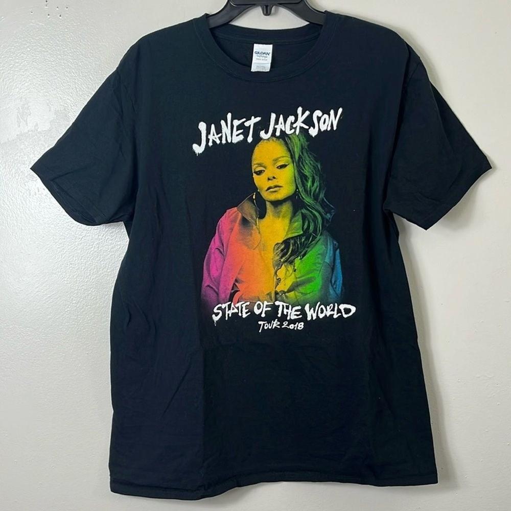 Janet Jackson State Of The World Shirt Unisex Concert All Size LO379 Unisex T-Shirt M