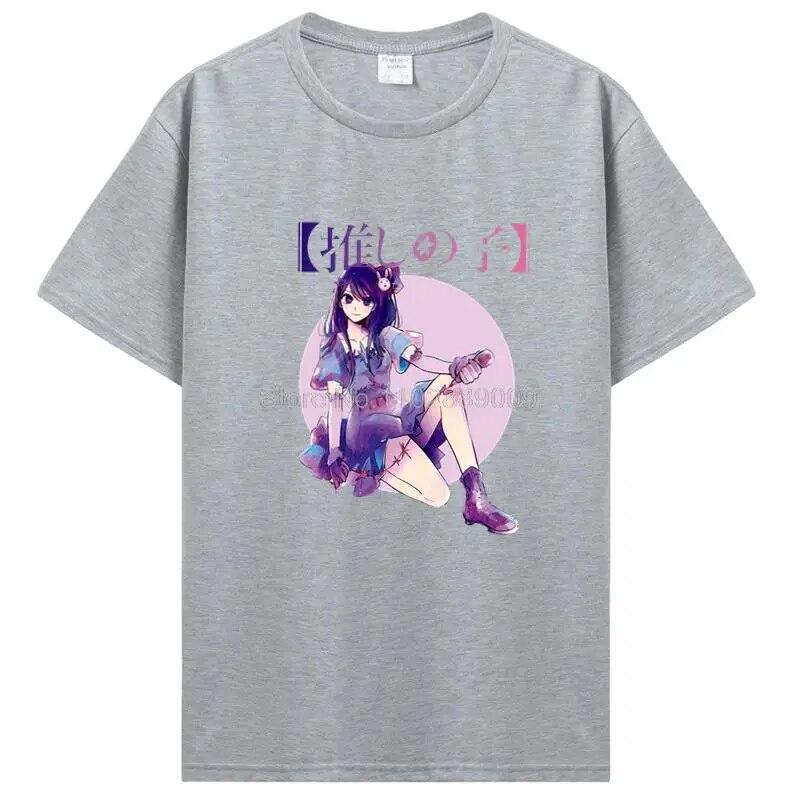 Oshi No Ko Japan Anime Cute Ai Ruby And Aqua футболка женские футболки унисекс Kawaii — фото 17