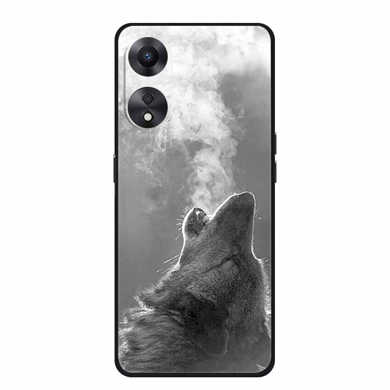 For Honor X5 Plus Phone Case Cover Lion Wolf Tiger Cat Black Silicone Soft Back Cases For Honor X5 Plus Case X5Plus Coque Fundas