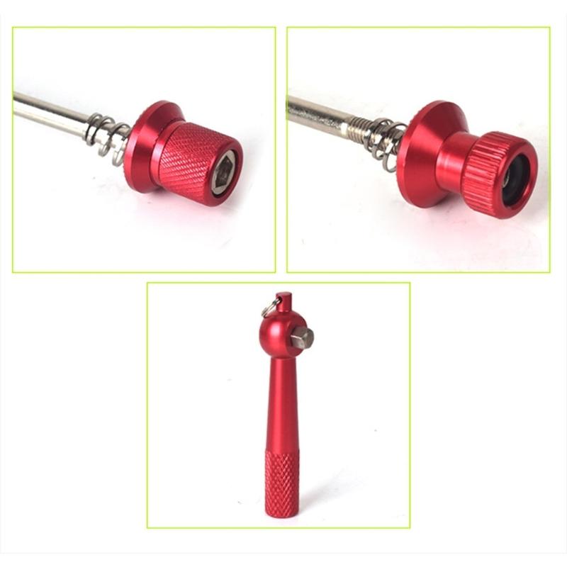 Quickly Release Bicycles Skewer Anti Thefts Locking System High Strengths Steel Axles for Road Bike