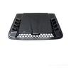 Exterior Hood Vent Scoop Cover Air Intake Grille Inlet Trim Carbon Fiber Look