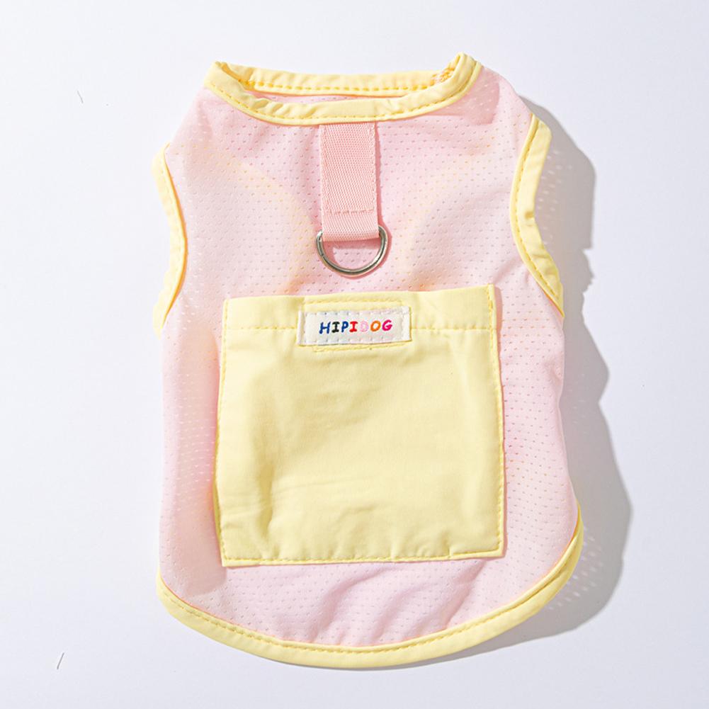 

Прохладная и удобная летняя одежда для собак с двумя ножками Тедди Йоркширский дышащий комплект одежды для домашних животных XXL розовый