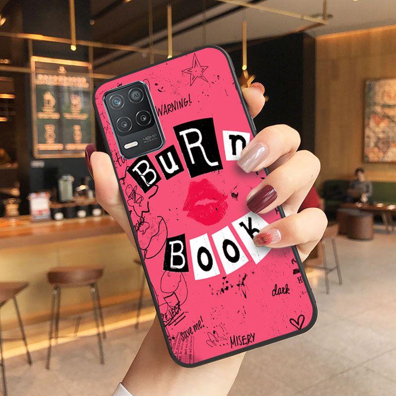 Burn Book Mean Girls Kiss Phone Cover For Oppo Realme 8Pro 6PRO 6i 7pro 9i 9pro C11 C21Y C21 C25Y C25S C3 Q3S XT Cases Coque