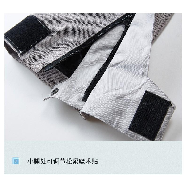 Pantalones de Moto para Hombre Transpirables de Liberación Rápida con Diseño Dividido Pantalones de Ciclismo Uso en Calle y Pista