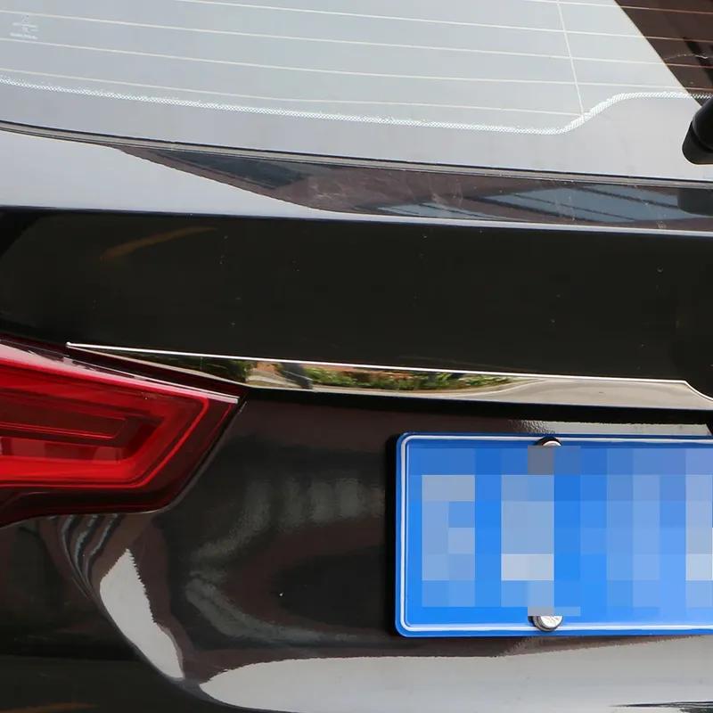 Rear Trunk Lid Cover Trim for BMW X3 G01 2018- Stainless Steel Car Tail Door Tailgate Molding Strip Exterior Accessories