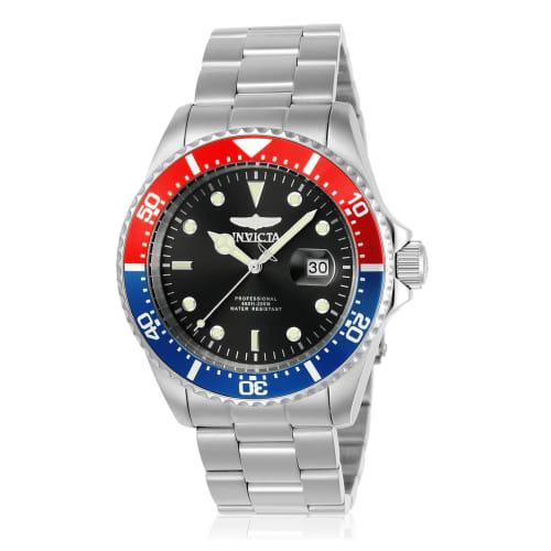 

Мужские кварцевые дайверские часы Invicta Pro Diver из нержавеющей стали, цвет: серебристый (модель: 23384)