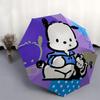 1pc Automatic Opening/Closing Umbrella with Cute Cartoon Print - Portable Three-Fold Design, 8-Bone Iron Frame Outdoor Umbrella, Ideal Gift for Fans,