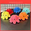 Reversible Octopus Plush Keychain Doll Pendant For Kids Gift