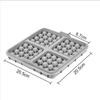 1/2Pcs Air Fryer Waffle Baking Mold Reusable Silicone Waffle Mould Silicone Air Fryer Liner Mold For Dual Basket
