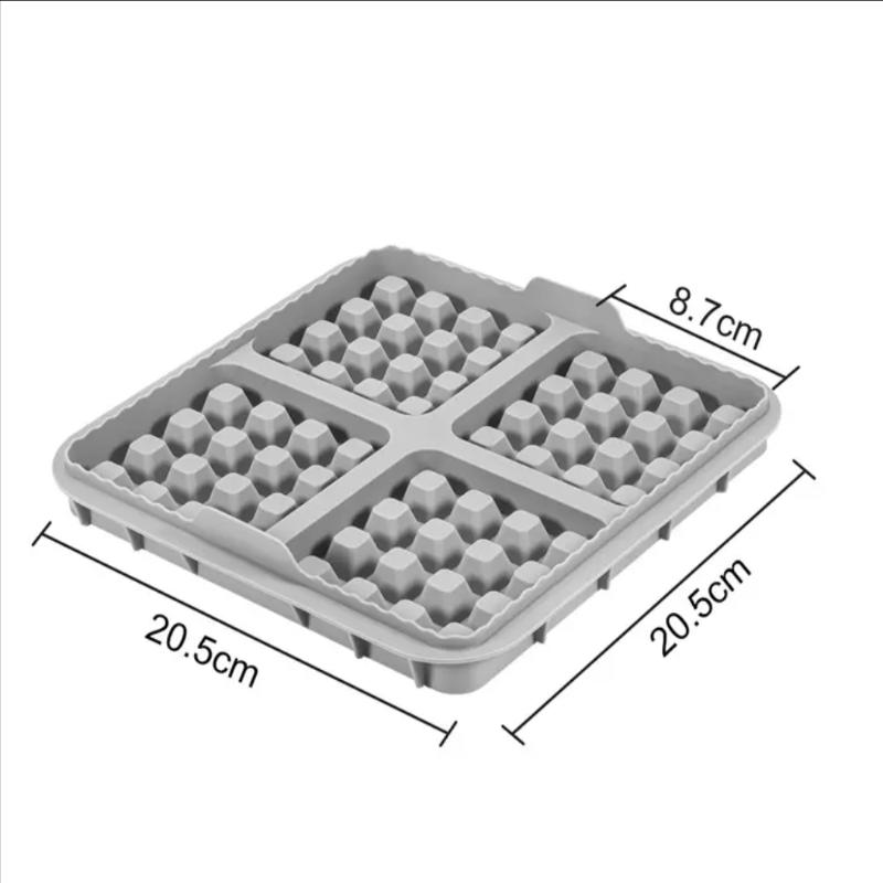 1/2Pcs Air Fryer Waffle Baking Mold Reusable Silicone Waffle Mould Silicone Air Fryer Liner Mold For Dual Basket
