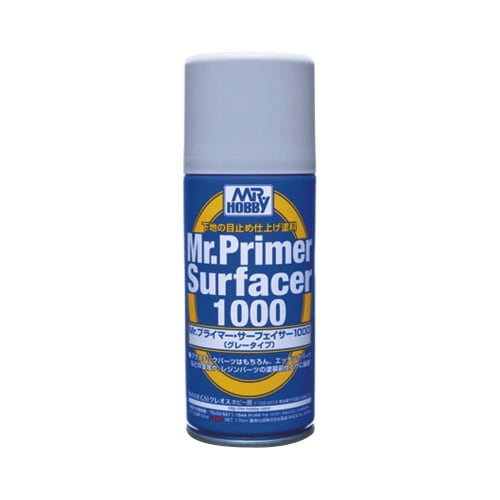 

GSI Creos Mr. Primer Surfacer 1000 Gray Type Spray 170ml Hobby Finishing Material B524