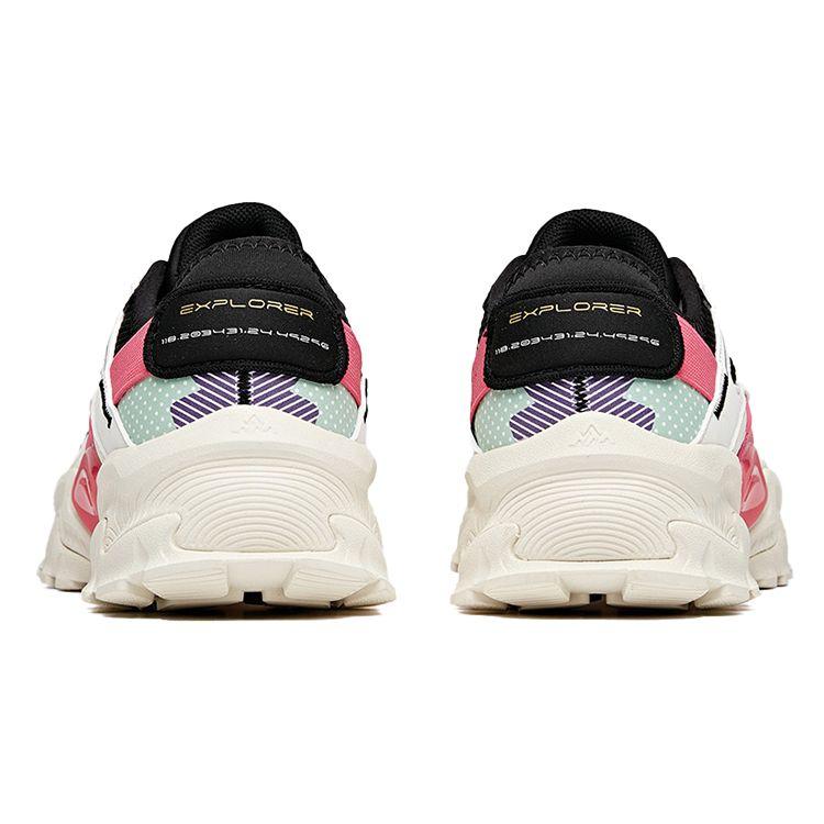 Anta Outdoor Series Low-Top Sports Shoes Women Sneakers White Black Pink 122016601-4