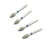 10 Pcs/set Dental Diamond Burs Drills Polishing Whitening Product Dental Burs for High Speed Handpiece FO-25