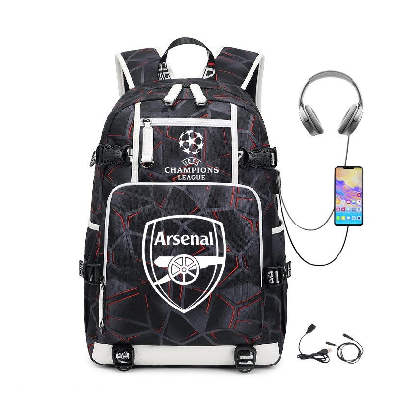Football Peripheral Camouflage Backpack Student Multifunctional Large Capacity Backpack Leisure Travel Mountaineering Bag