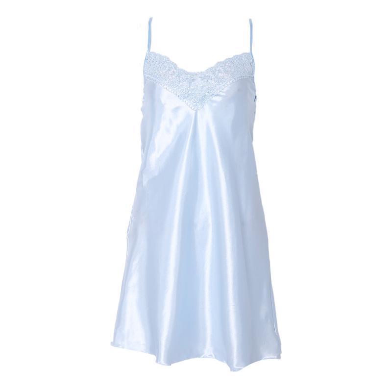 Dámská krajková noční košile Sexy spodní prádlo s výstřihem do V