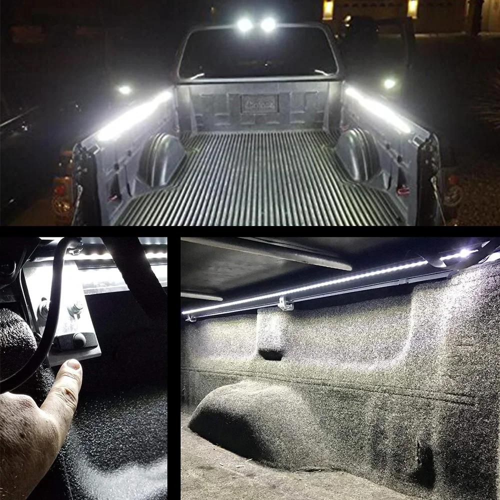 2Pcs LED Car Lights Strip Truck Cargo Bed Running Light Lamp For GMC Sierra 1500 Pickup RV Vans Yukon Yukon Car Accessories