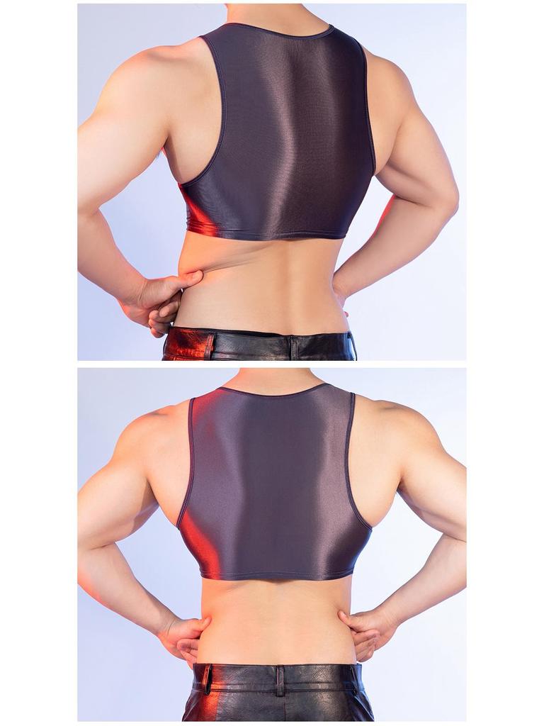 Men's Cross-border Sexy Sleeveless High Elasticity Fitness & Yoga Underwear