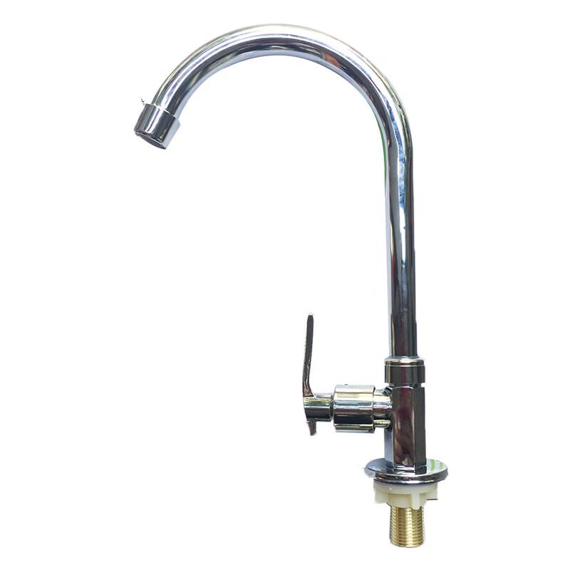 Lindong Stainless Steel High Arc 360 Swivel Single Cold Faucet