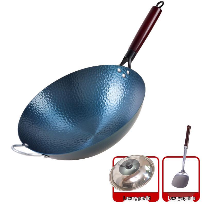 

Yoshida Craft Fish Scale Iron Wok Set