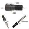 Core Drill Adapter,Conversion Connector M22 To 1-1/4-7 Hardware Convenient Easy Use Sturdy High