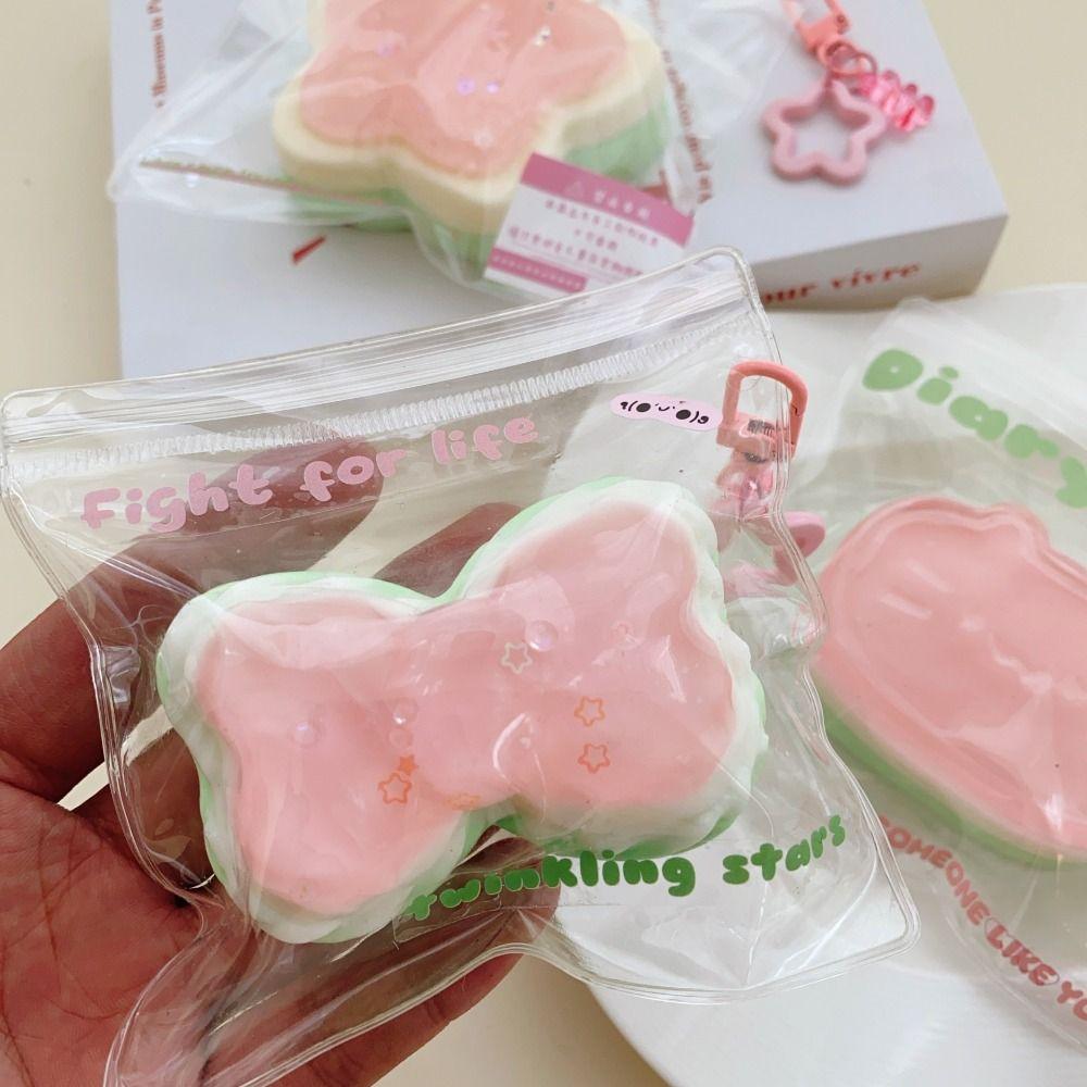 Stars Super Elastic Fruit Toys Non Stick Slow Rebound Fruit Toy Children