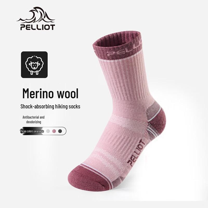 Pelliot Unisex Outdoor Mid-Calf Hiking Socks M