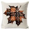 New Thanksgiving Pumpkin Plaid Pillow Cover Holiday Home Decoration Cushion Cushion Cover Home