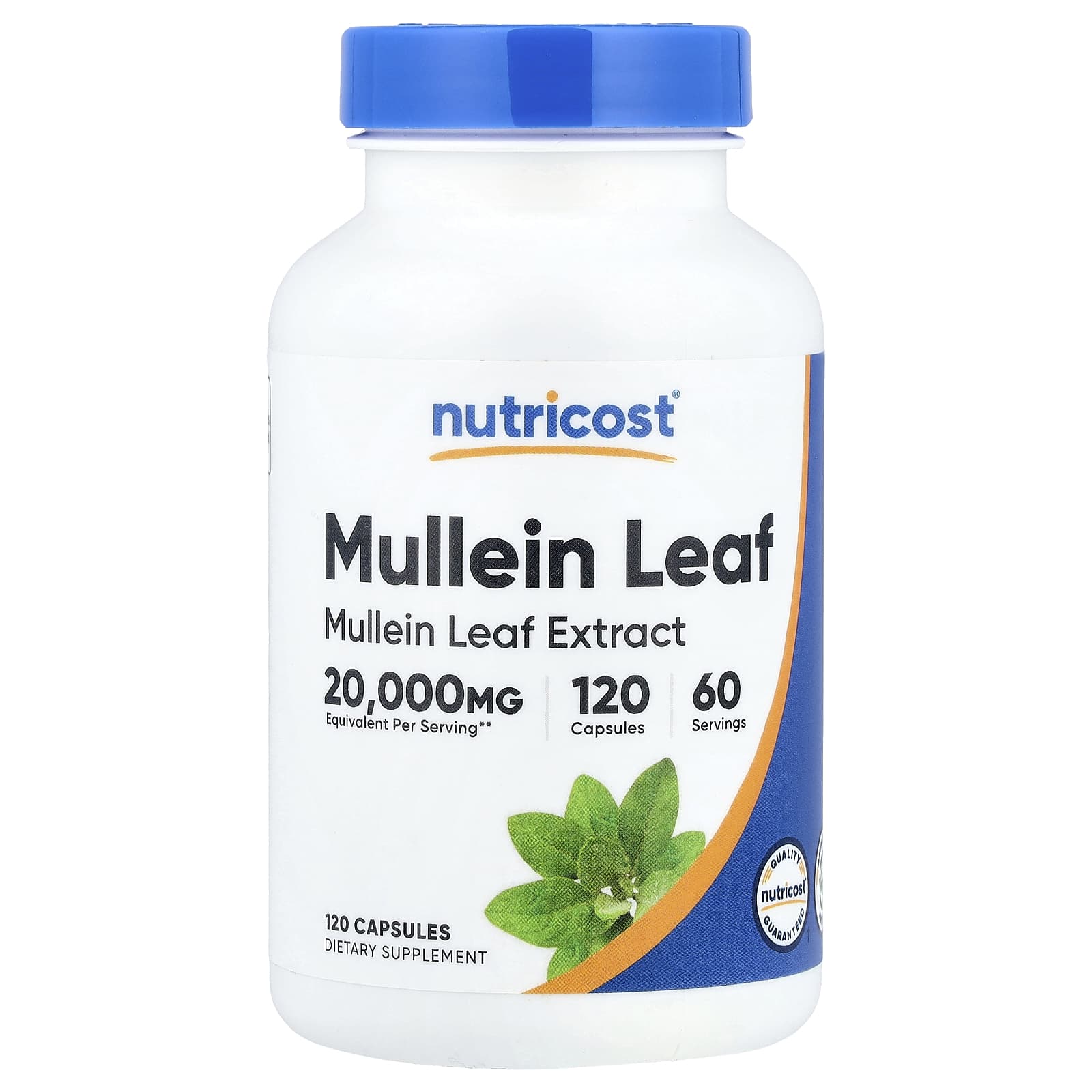 

Nutricost, Mullein Leaf, 120 Capsules (500mg per capsule)