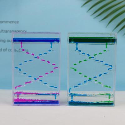 Kreatives Tropf-Flüssigkeits-Sanduhr-Ornament für Schüler und Lehrer
