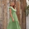 Women Maxi Dress Long Floral Print Ladies Summer V Neck Casual Holiday Sundress