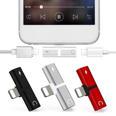 1PC New For iOS 10.3-iOS11.4 Portable Adapter  Aux Splitter Audio Adapter for iPhone X 8 7