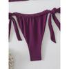 Sexy Micro Bikiny 2026 Dámské Plavky Ženské Plavky Mini Tanga Bikiny Set s Tkaničkami Biquini Plážové Oblečení Plavání pro Plavky
