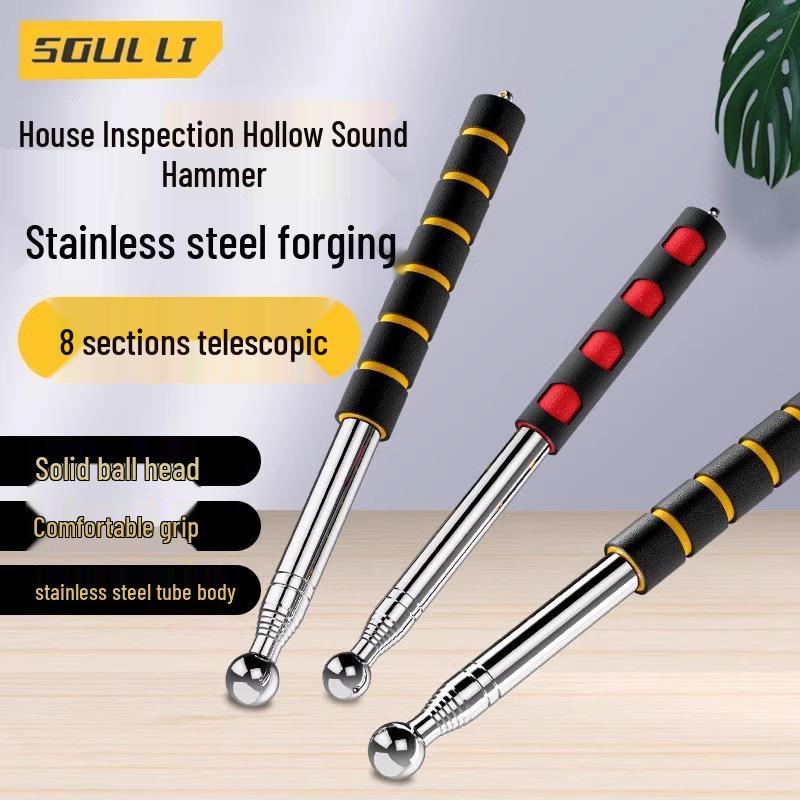 

Специальное предложение для новичков: Телескопический полый молоток и набор инструментов для проверки плитки 100cm with lanyard