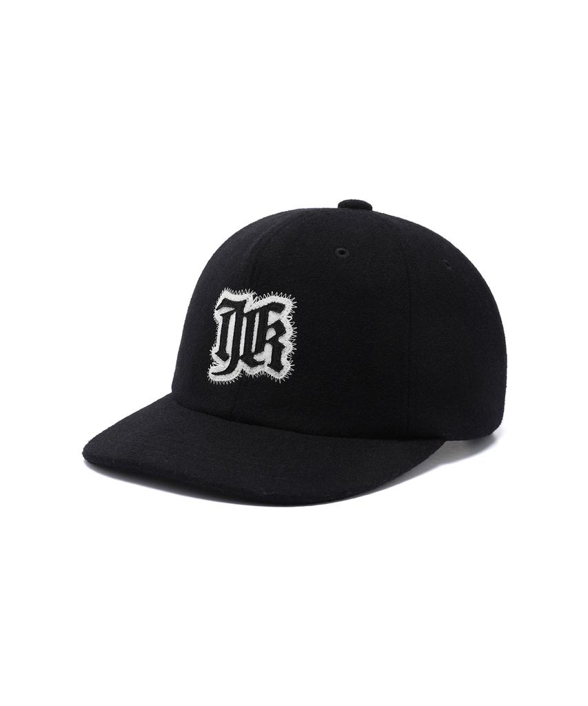 ISTKUNST Ik Blackletter Wool Cap_Black(Ik2Dfmab26A)
